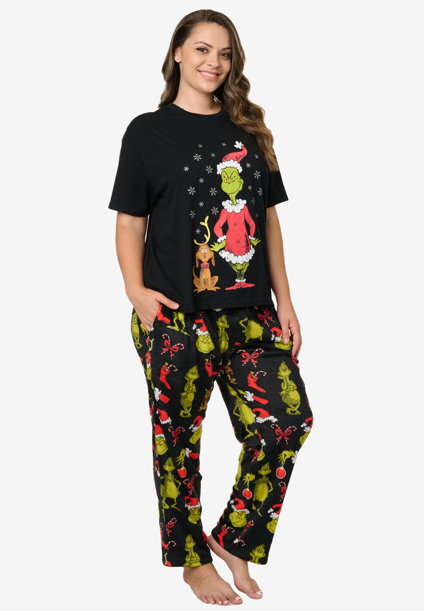 The Grinch T-Shirt & Plush Pajama Pants
