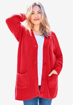 Plus Size Cardigan Sweater Dresses