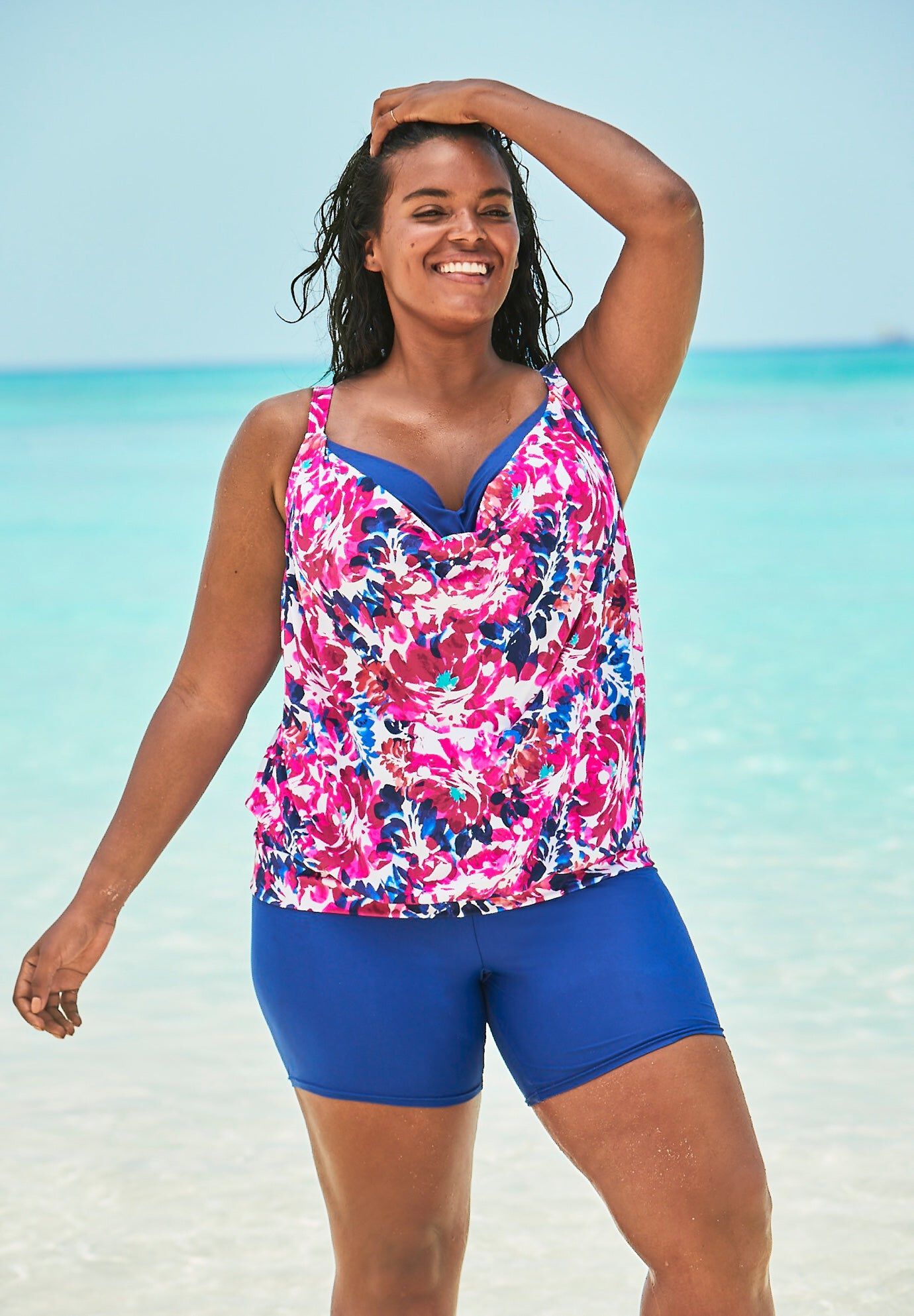 fitted tankini top