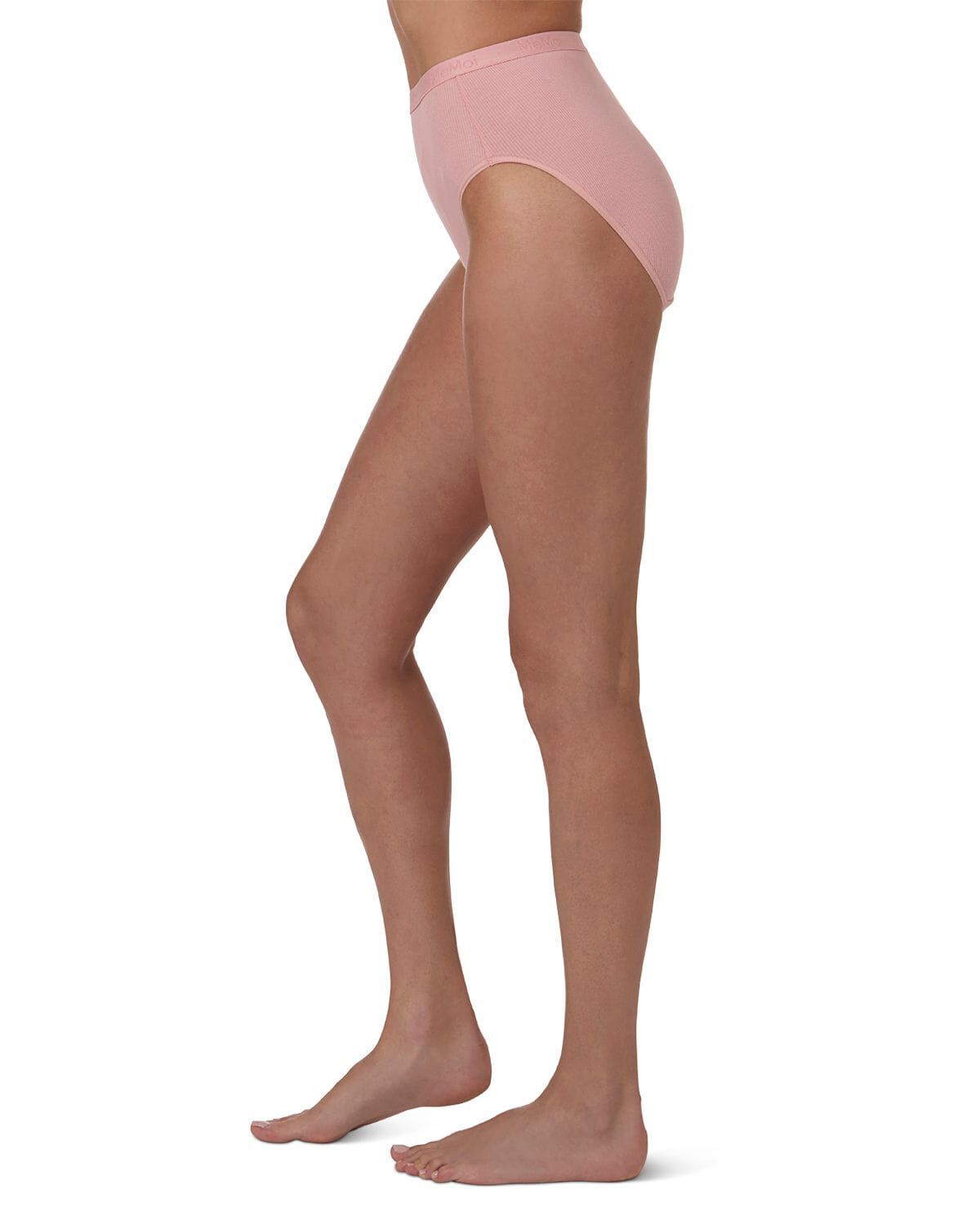 Women's 3 Pair Pack Ribbed Briefs, BRIDAL ROSE, hi-res image number 0
