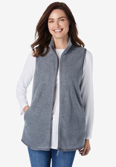 Zip-Front Microfleece Vest