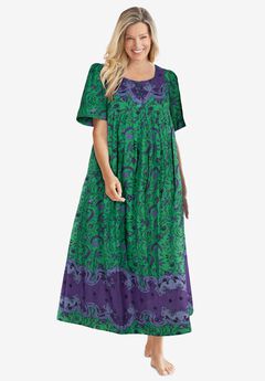 Bib-Front Short Sleeve Maxi Lounger