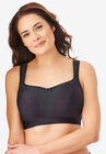 Limitless Wirefree Low-Impact Back Hook Bra, BLACK, hi-res image number null