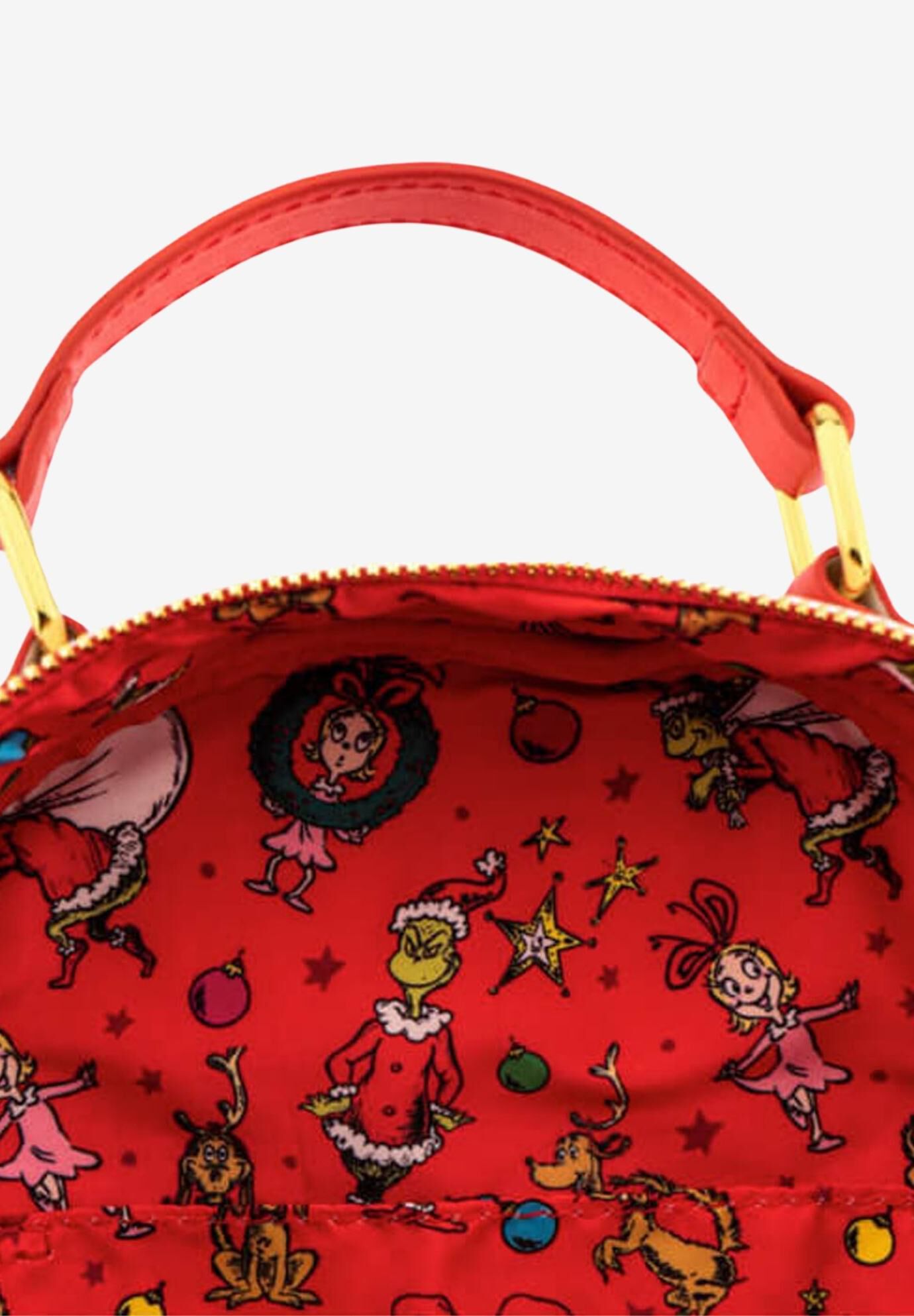 Loungefly x Dr. Seuss The Grinch Chimney Mini Backpack Christmas, WHITE, alternate image number 4