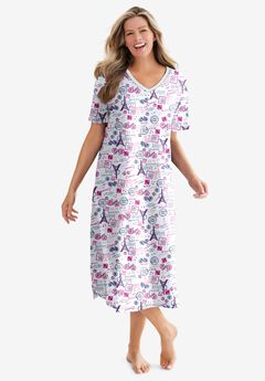 Long Print Sleepshirt