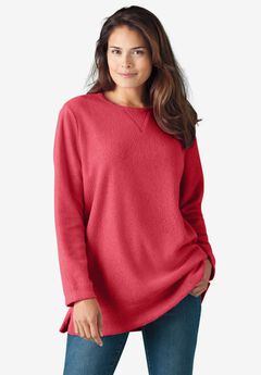 Crewneck Ultra Soft Sherpa Sweatshirt
