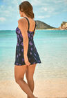 Princess-Seam Swim Dress, , on-hover image number null
