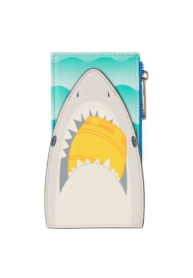 Loungefly x Universal Studios Jaws Card Holder Wallet, BLUE, hi-res image number null