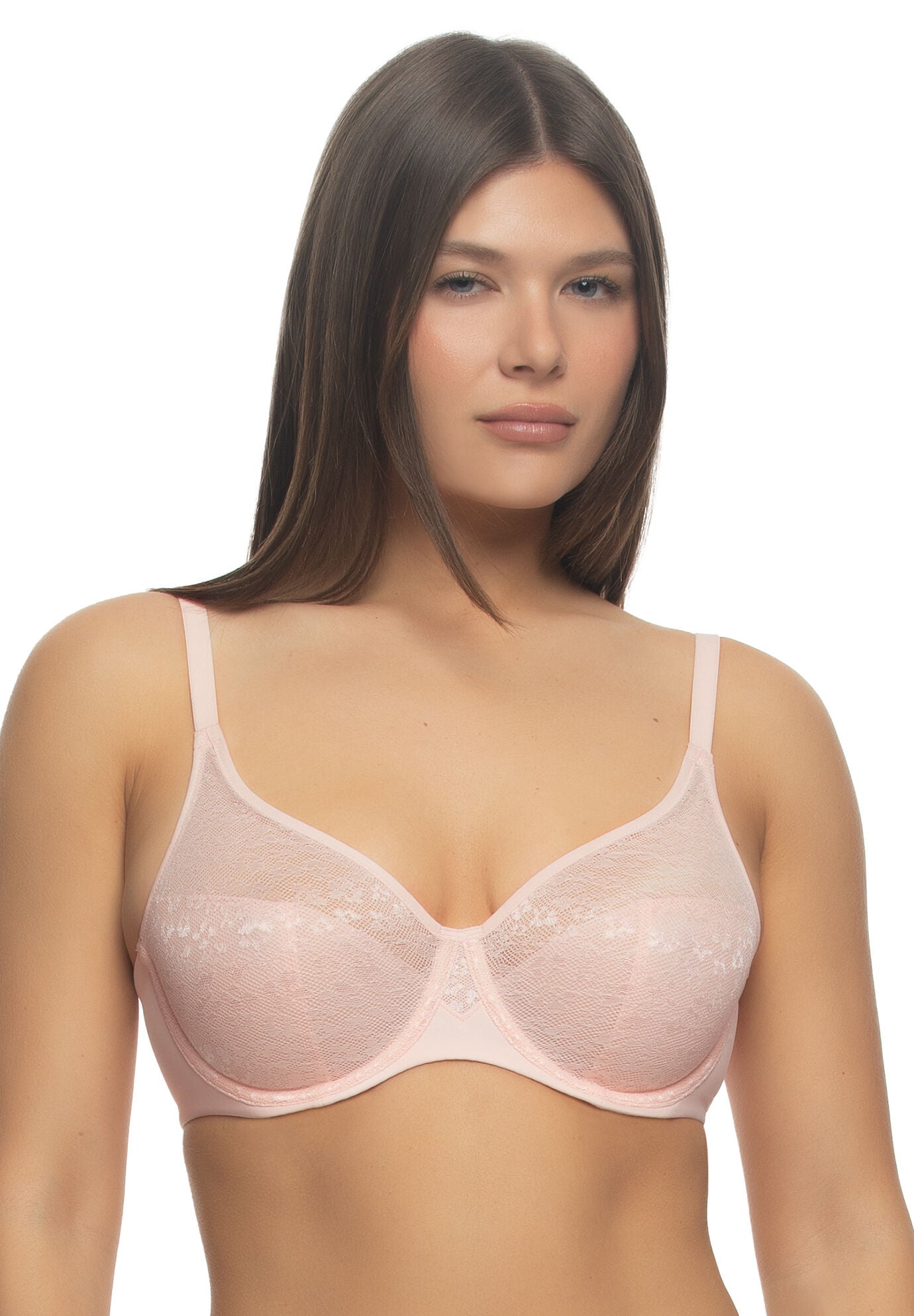 Prima Lace Moulded Unlined Bra, PINK SALT PKS, hi-res image number 0