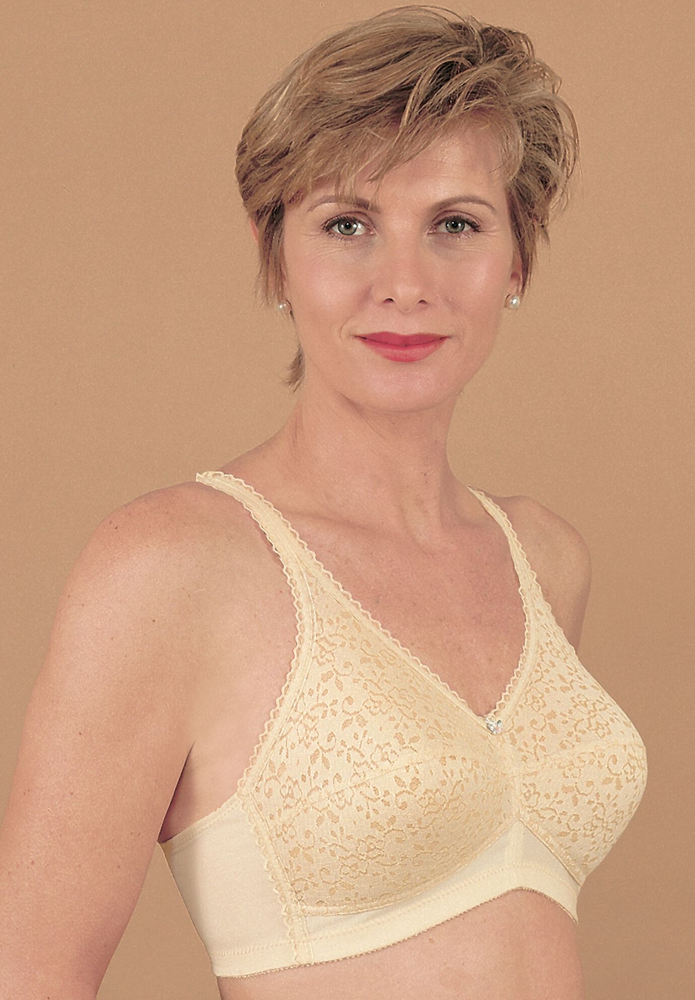 Jodee Lovely Perma-Form® Bra, LEFT BEIGE, hi-res image number 0