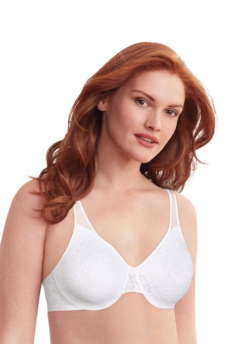 Passion For Comfort® Minimizer Underwire Bra DF3385, WHITE, hi-res image number null