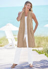 Straight Leg Linen Pant, , alternate image number null