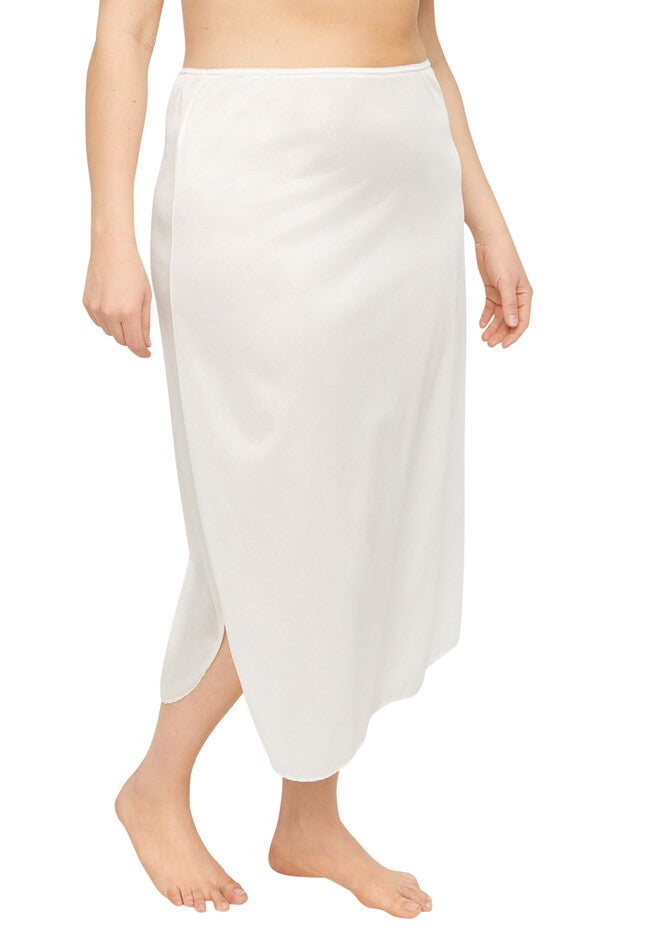 Half Slip With Double Vents, WHITE, hi-res image number null