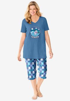 2-Piece Capri Cotton PJ Set