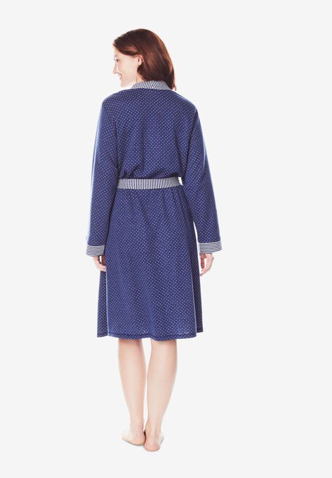Heathered Knit Robe , , on-hover image number null