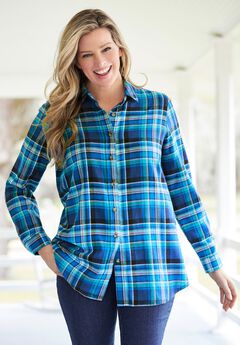 Plus Size Button Down Shirts for Women