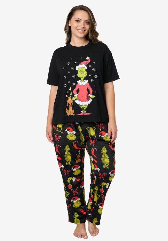 The Grinch T-Shirt & Plush Pajama Pants