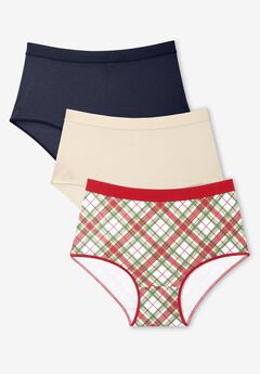 Cotton/Spandex Panty 3-Pack