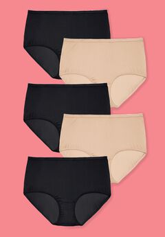 Full Coverage Nylon Brief 5-Pack