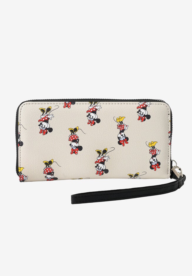 Minnie Mouse All-Over Print Zip Around Wallet Wristlet, , alternate image number 2