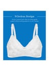 Bestform 5006222 Floral Jacquard Wireless Soft Cup Bra With Lightly-Lined Cups, , alternate image number null