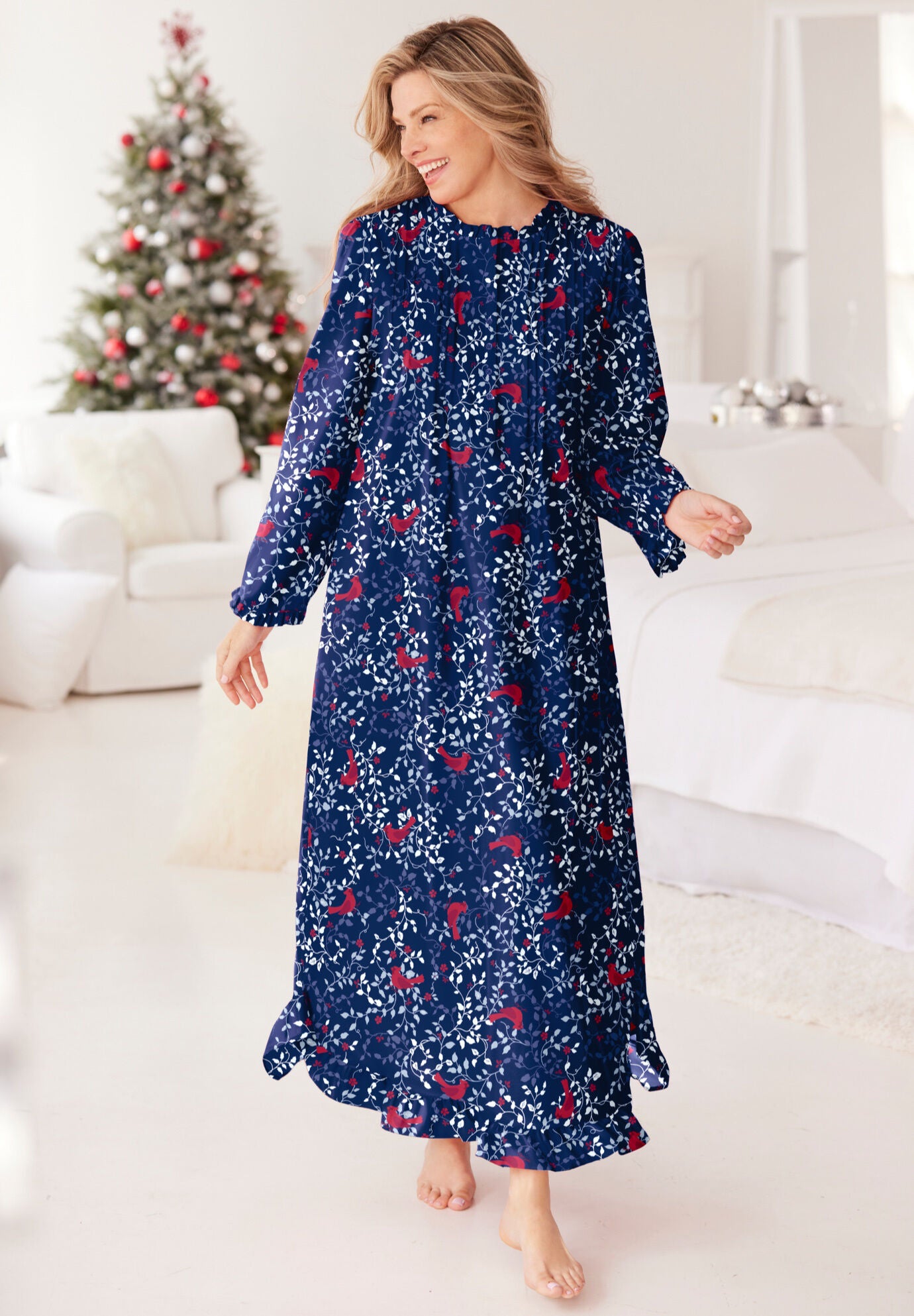 Lightweight flannel nightgown deals