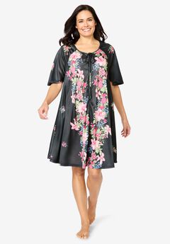 Short Sweeping Printed Lounger