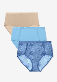 Plus Size High Waist Briefs