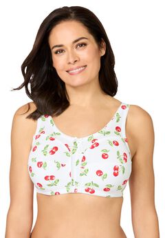 Wireless Back-Close Cotton Bra