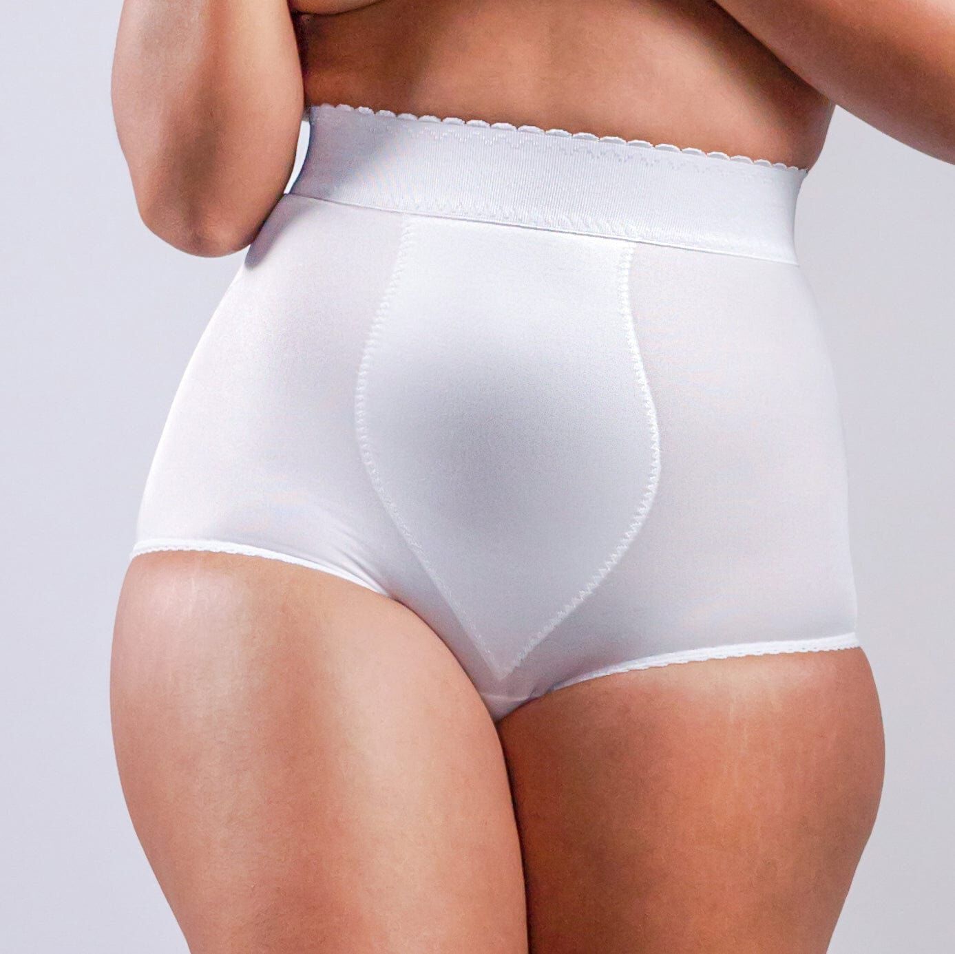 High Waist Padded Panty Light Control, WHITE, hi-res image number 0