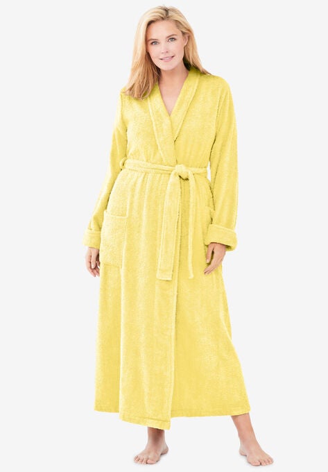 Long Terry Robe , LEMON MIST, hi-res image number null