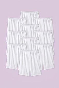Plus Size White Underwear