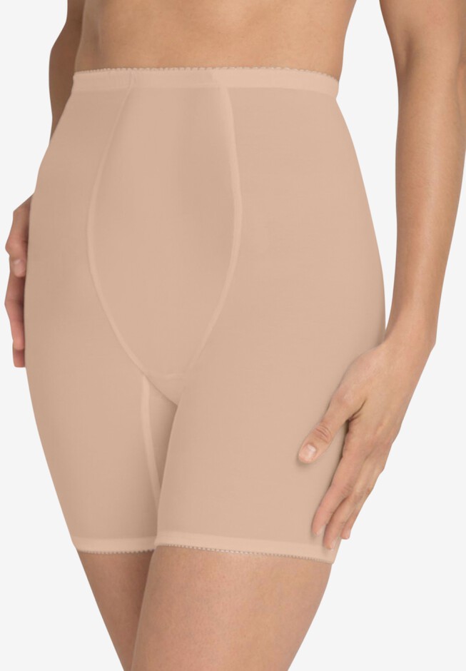 Ladies Support Firm Control Long Leg Shapers & Satin Panel