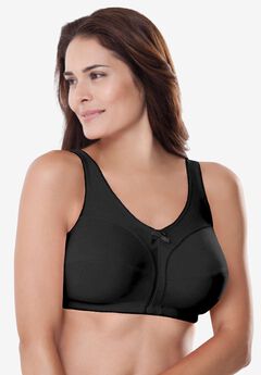 Wireless Back-Close Cotton Bra