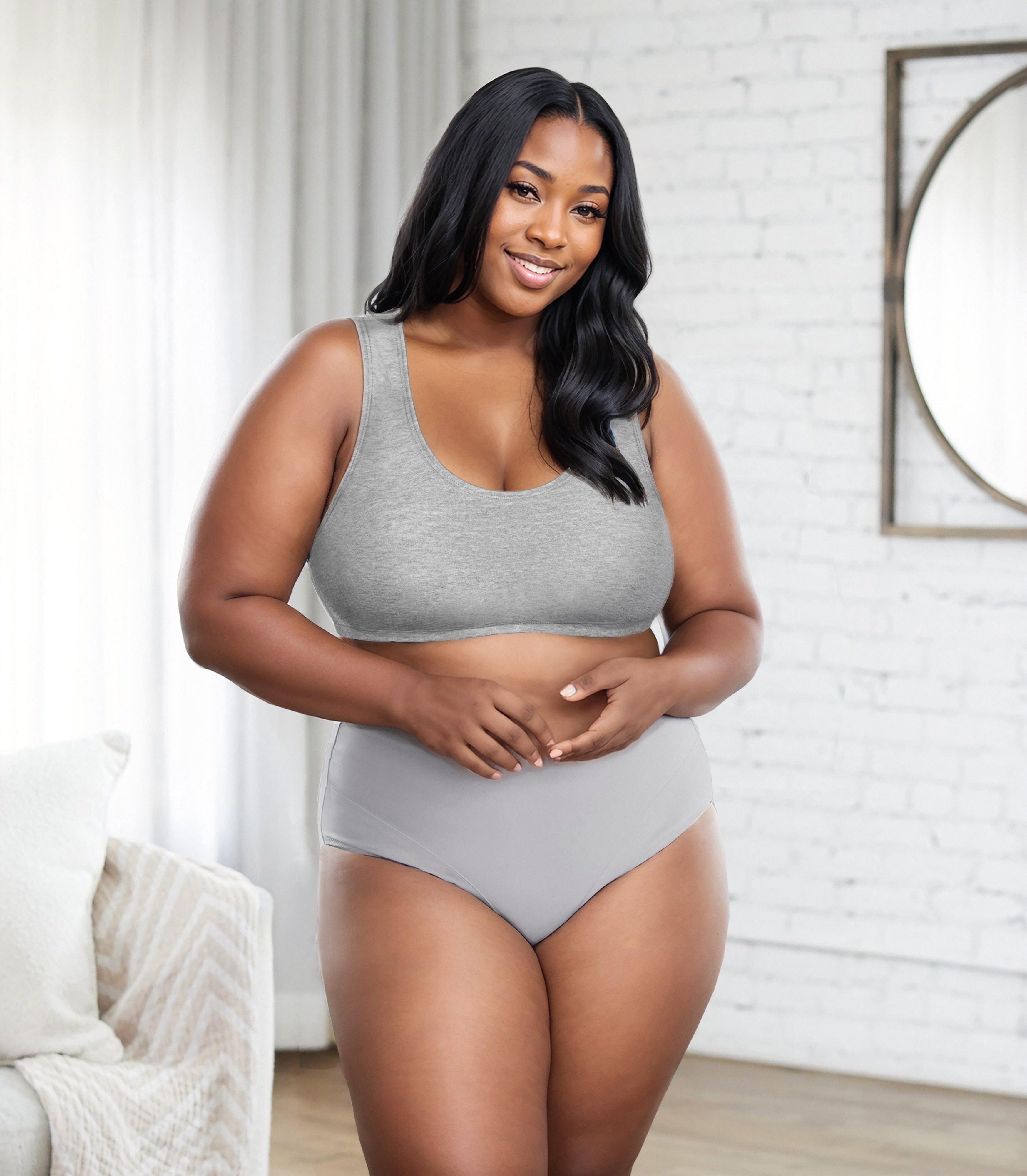 Bestform Tank Style Sports Bra 3-Pack - 5009012PP, AQUA GREY NAVY, alternate image number 3