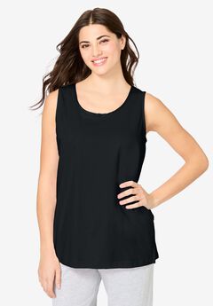 Plus Size Sleeveless Sleepshirts