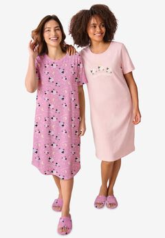2-Pack Short-Sleeve Sleepshirt