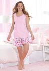 Print Pajama Shorts, , alternate image number null