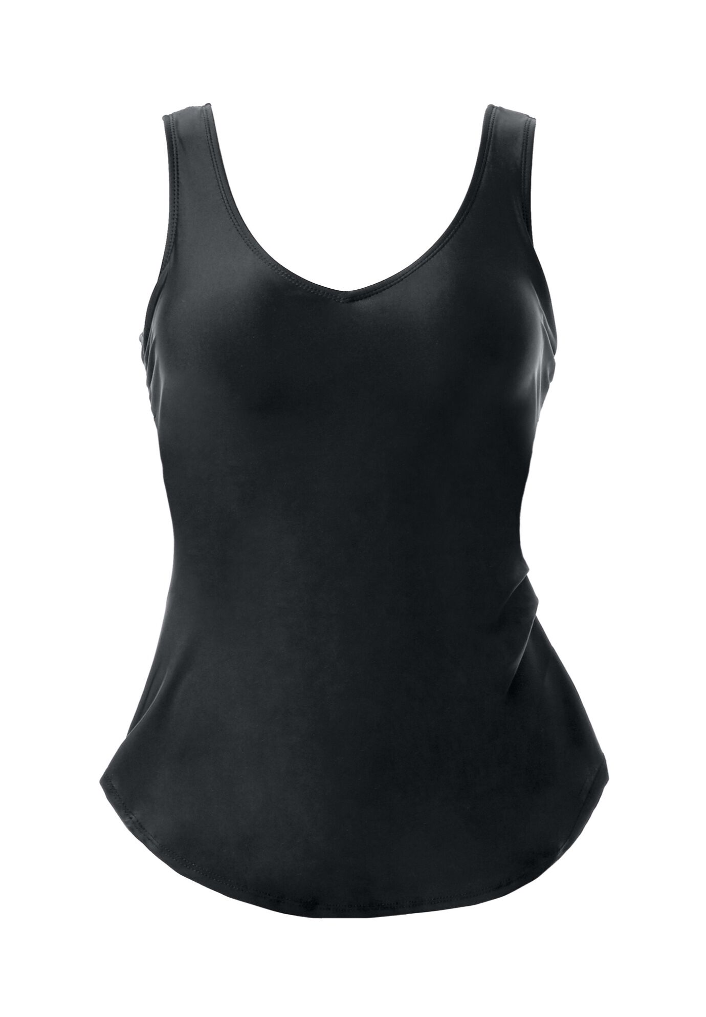 Sarong Swimsuit, BLACK, alternate image number 2