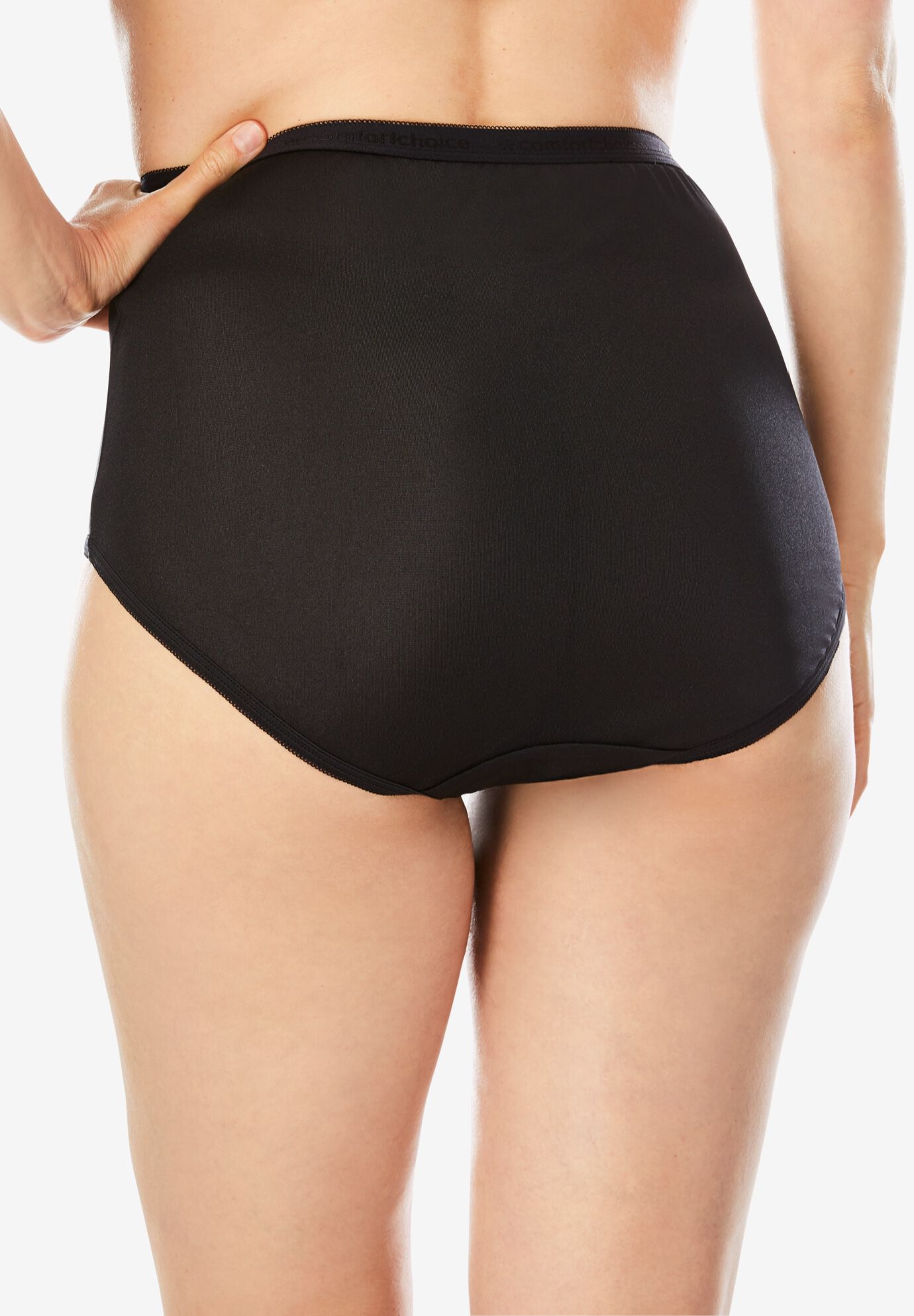 Nylon briefs high waist clearance
