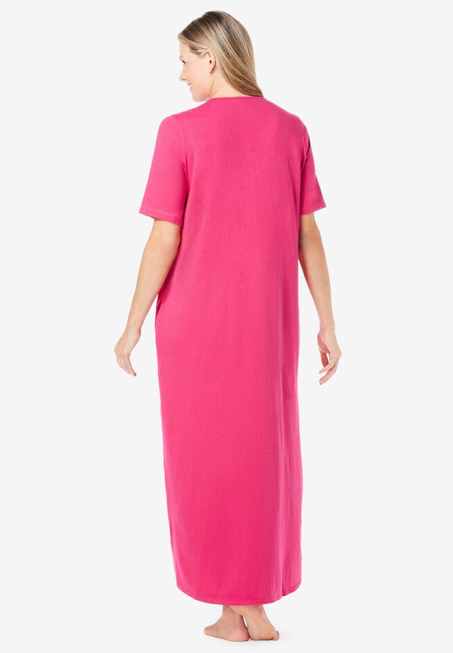 Knit Zip Long Lounger, , on-hover image number null