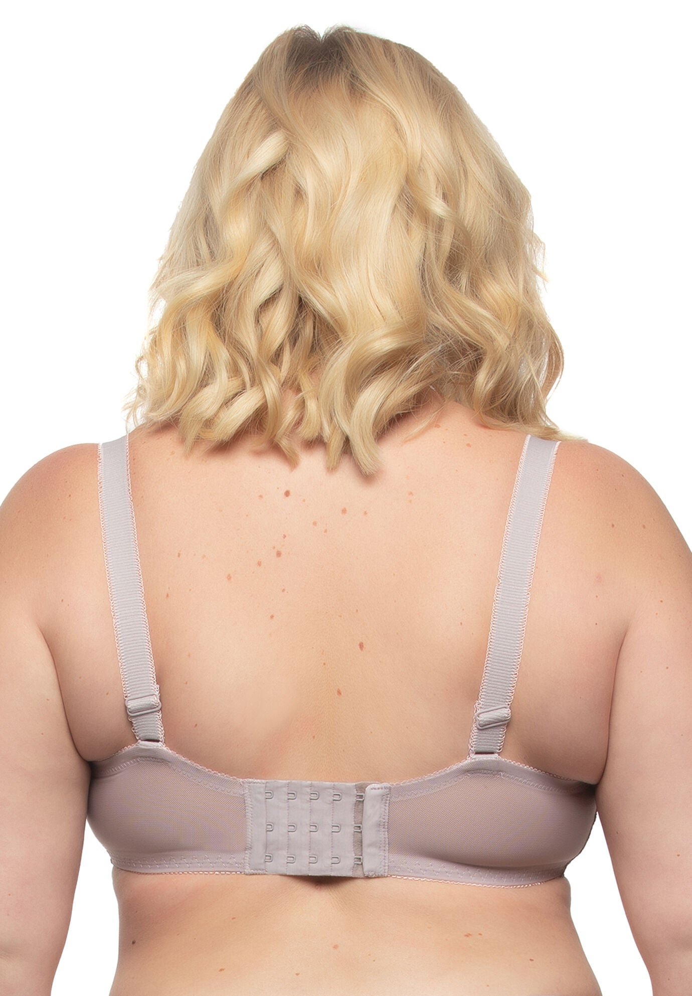 Lola Unlined Balconette Bra, GRAY W PINK GGP, on-hover image number 1