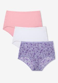 Full-Cut Cotton Spandex Brief 3-Pack