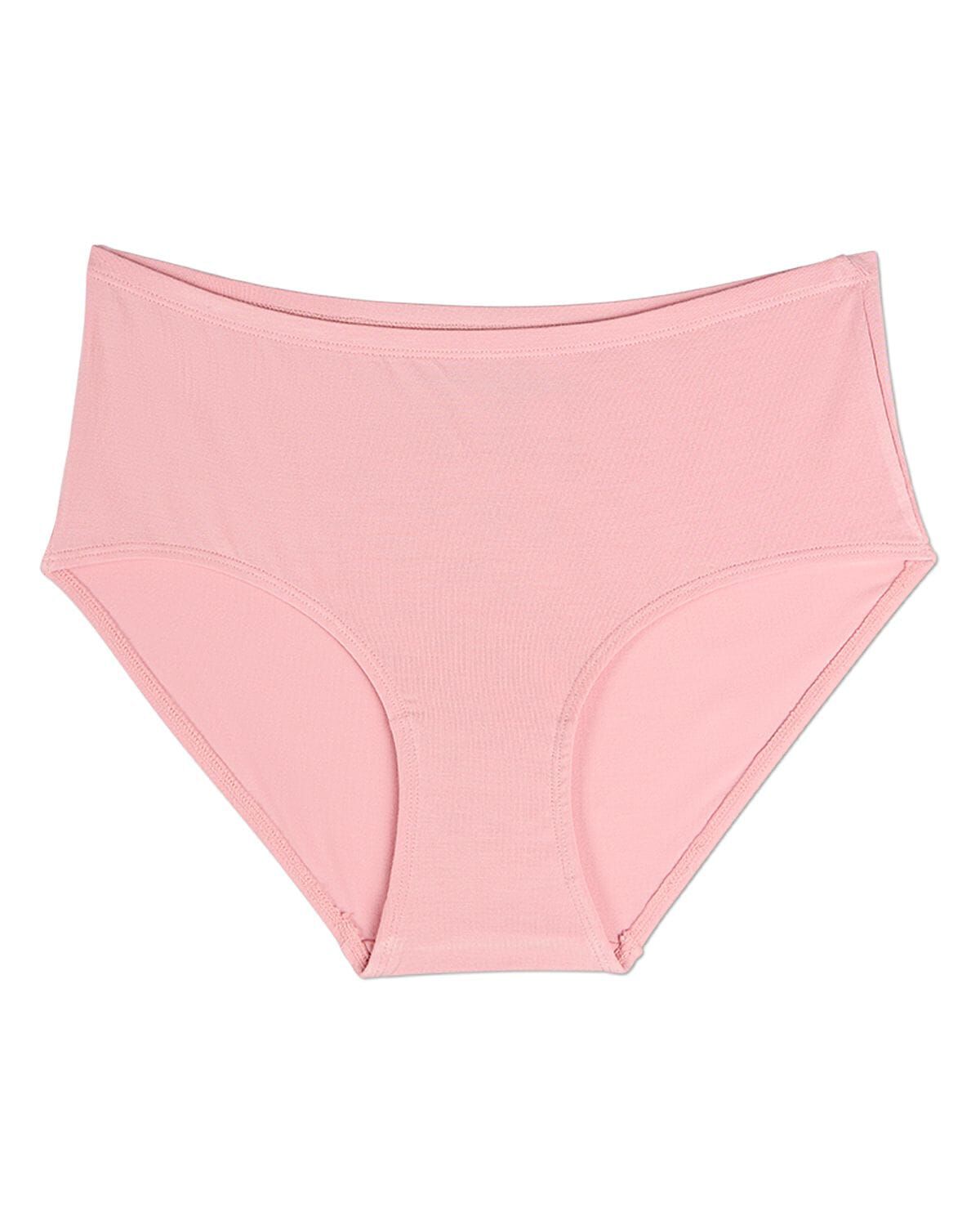 3 Pair Women's Luxe Modal Blend Brief Panties, BLUSH, hi-res image number 0