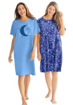 Plus Size Short Sleeve Nightgowns