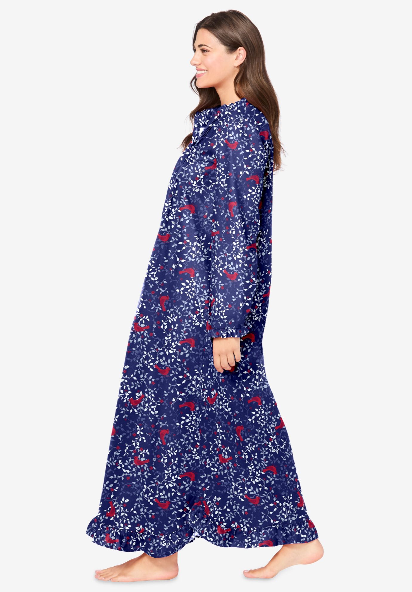 Flannel nightgowns amazon clearance