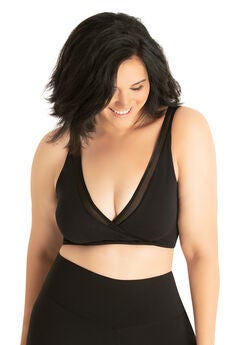 The Charlene Seamless Comfort Crossover with Mesh