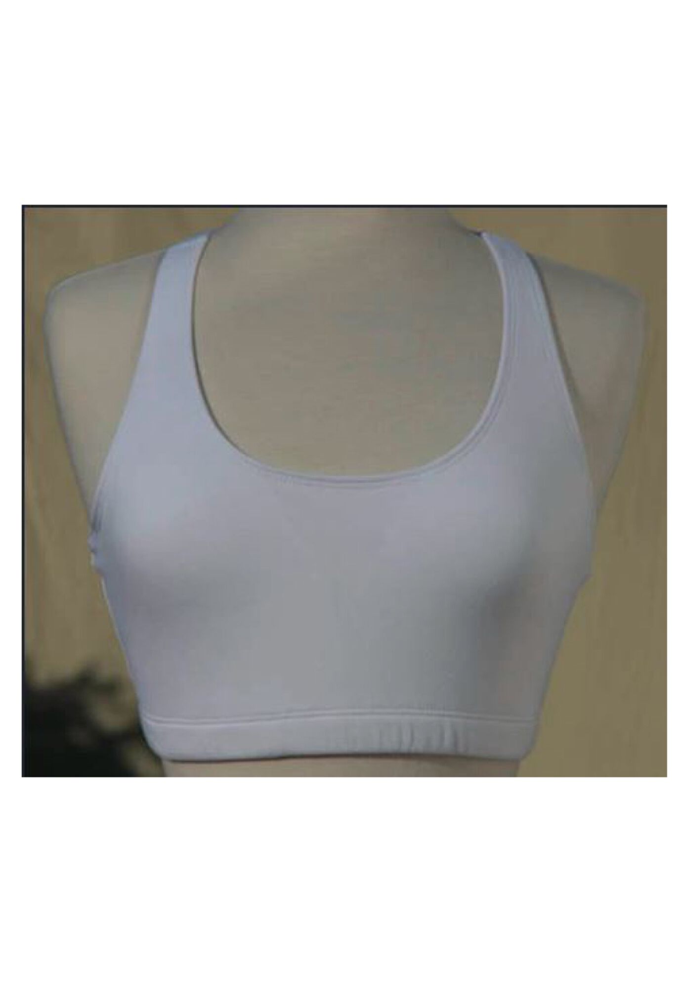 Cool Cotton Bra, WHITE, hi-res image number 0