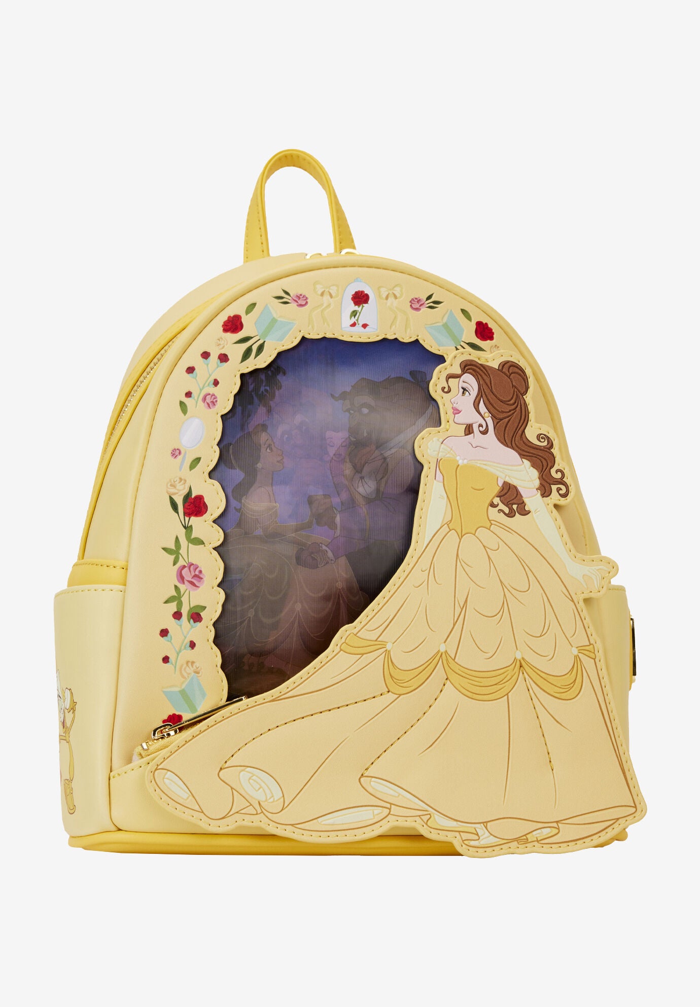 Loungefly X Disney Beauty And The Beast Belle Lenticular Backpack, , alternate image number 2