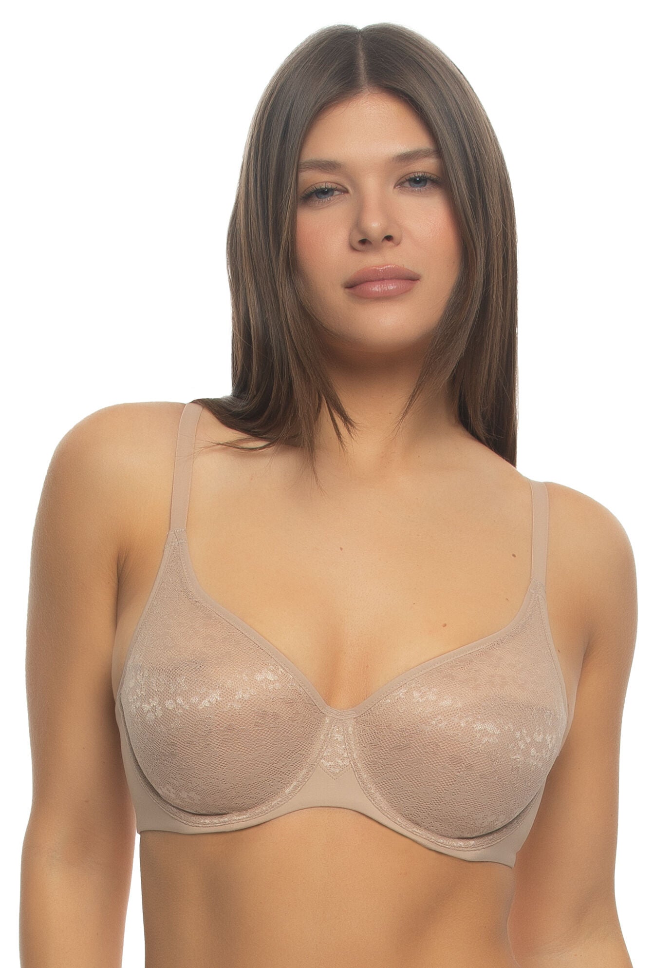 Prima Lace Moulded Unlined Bra, DUNE DUN, hi-res image number 0